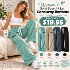 🔥Women’s Straight-Leg Corduroy Pants ✨