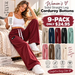 🔥Women’s Straight-Leg Corduroy Pants ✨
