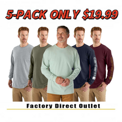 🔥Last Day Promotion!CHT Men's K87 Workwear Loose Fit Heavyweight Short-Sleeve Pocket T-Shirt (Also Available in Big & Tall)