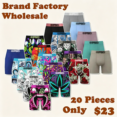 🩳Men's Novelty Graphic Long Leg Boxer Briefs