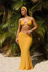 LEYLA SKIRT-YELLOW