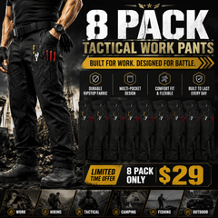 Men's Cargo Pants,Tactical Pants for Men Stretch,Durable Ripstop EDC Work Pants for Hiking
