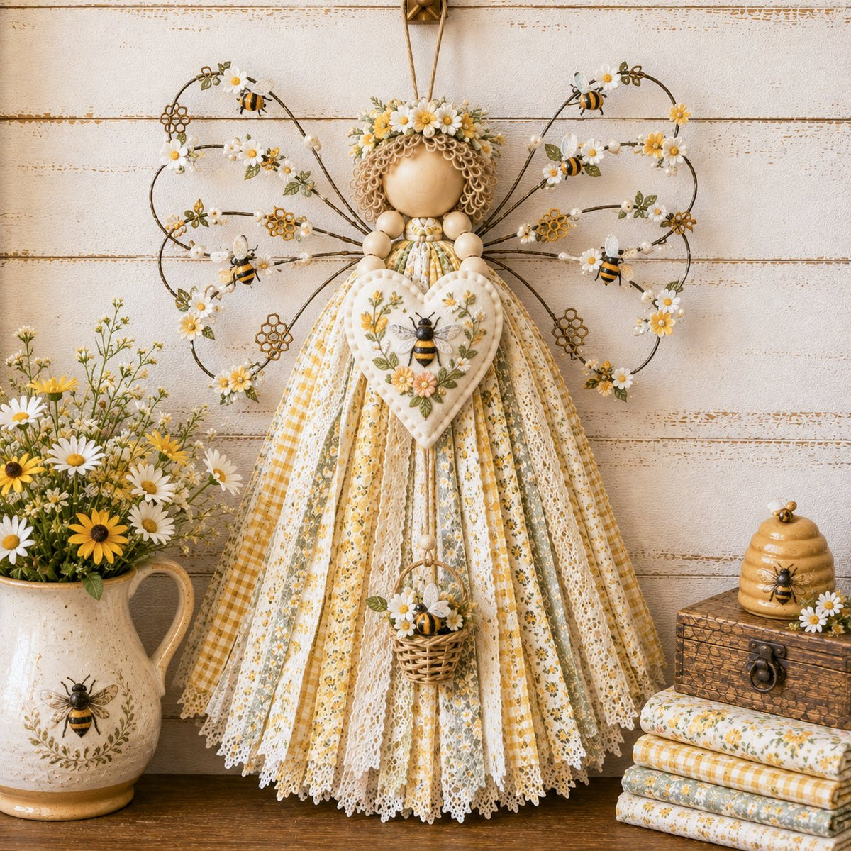 ✨Last Day 40% OFF-🪽 Angel Fabric Hanging DIY Kit